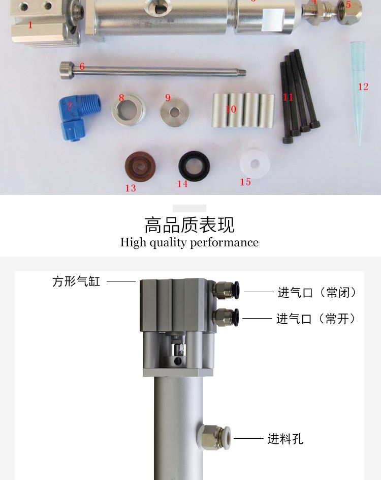 大流量气动点胶阀